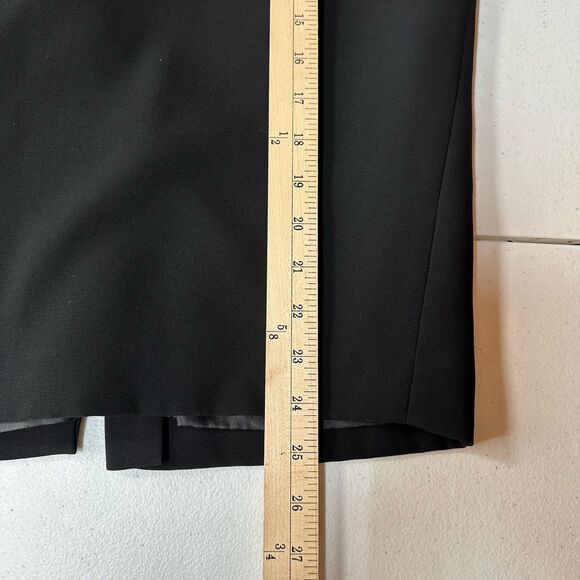 LeSuit Jones New York Skirt Suit Size 6 Red Tweed Black Pencil Career Classic - Picture 15 of 15